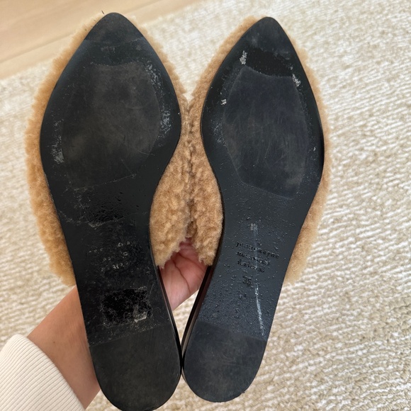 Jenni Kayne Shearling Mules Size 35 - Picture 4 of 6